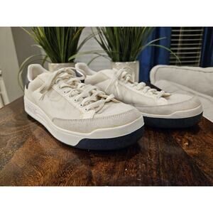 Size 10 - adidas Rod Laver White Navy